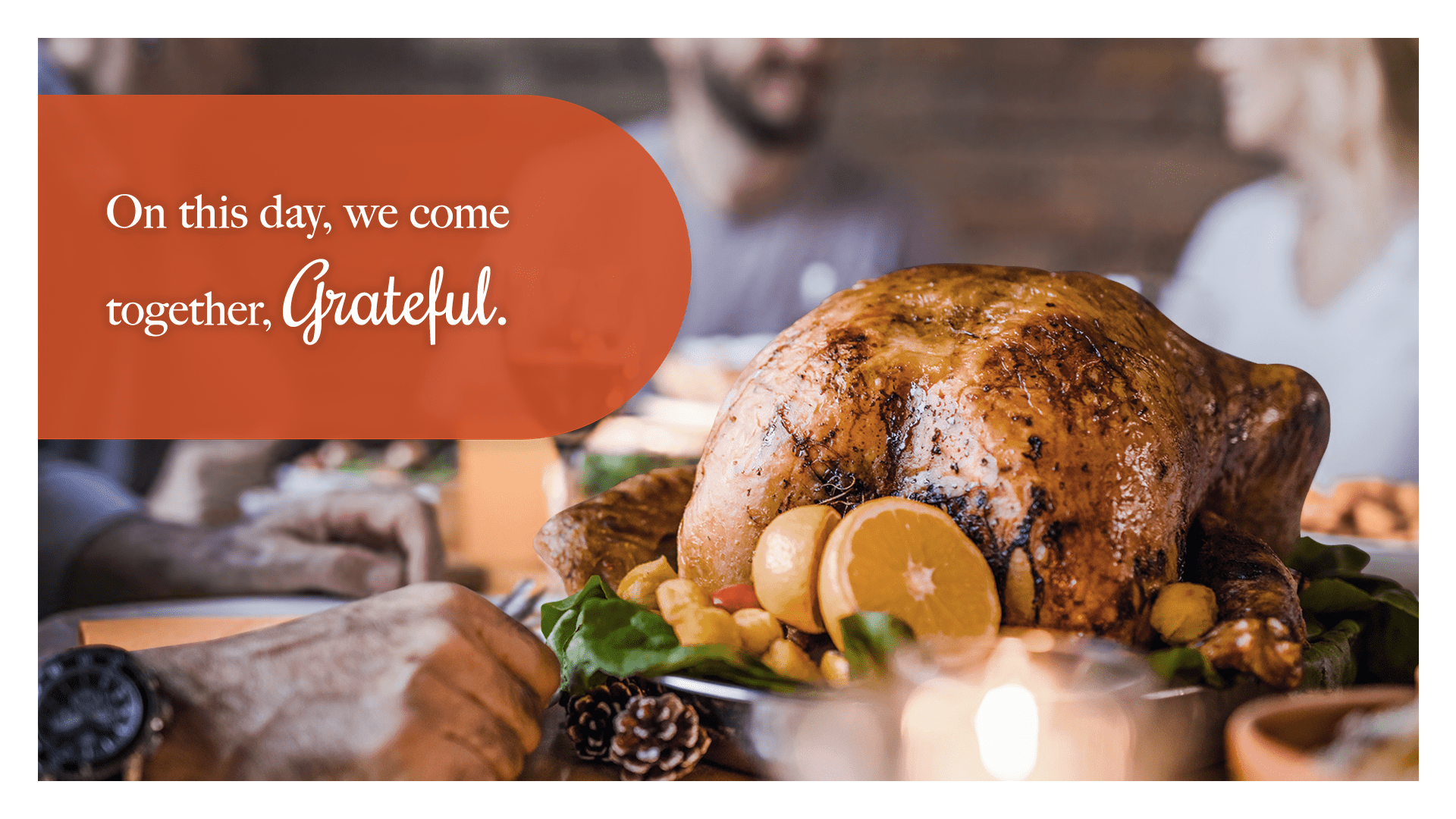 On this day, we come together, Grateful.