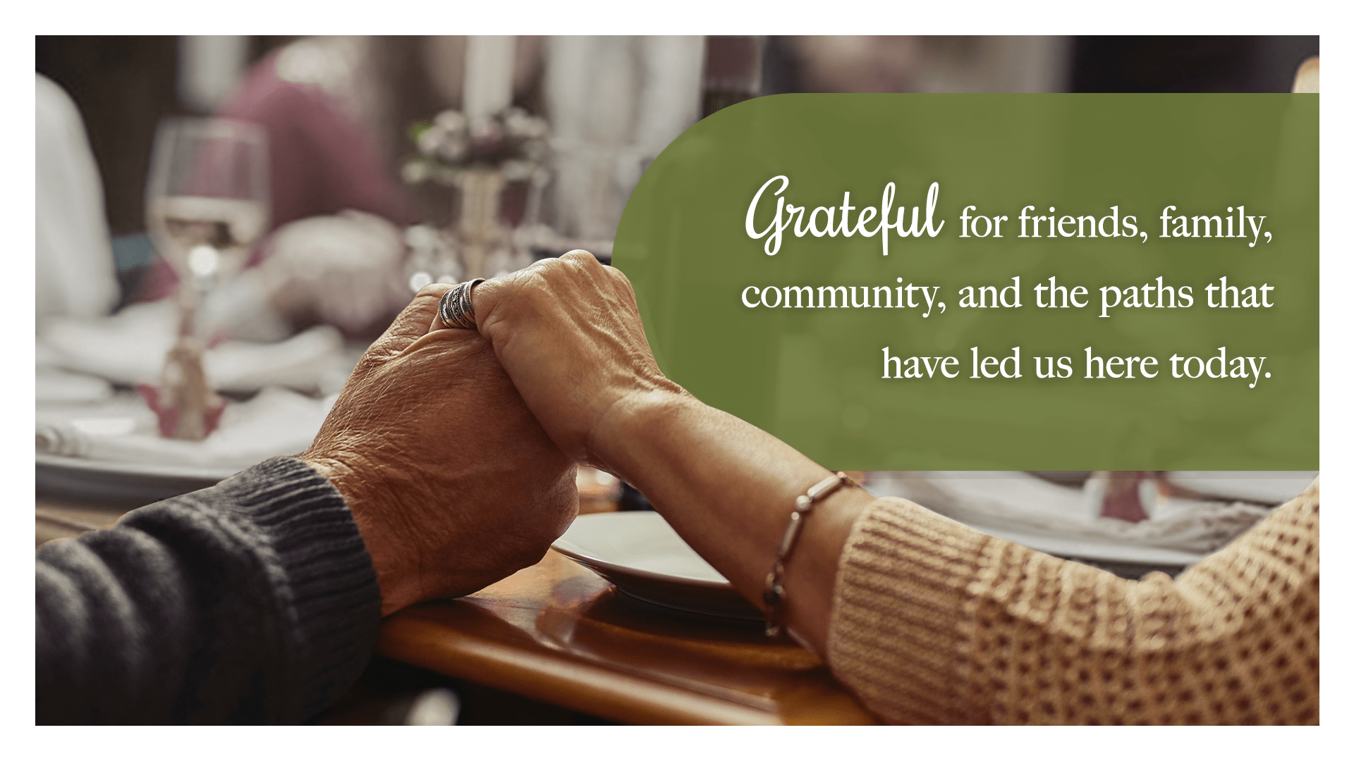 Grateful for friends, family, community, and the paths that have led us here today.