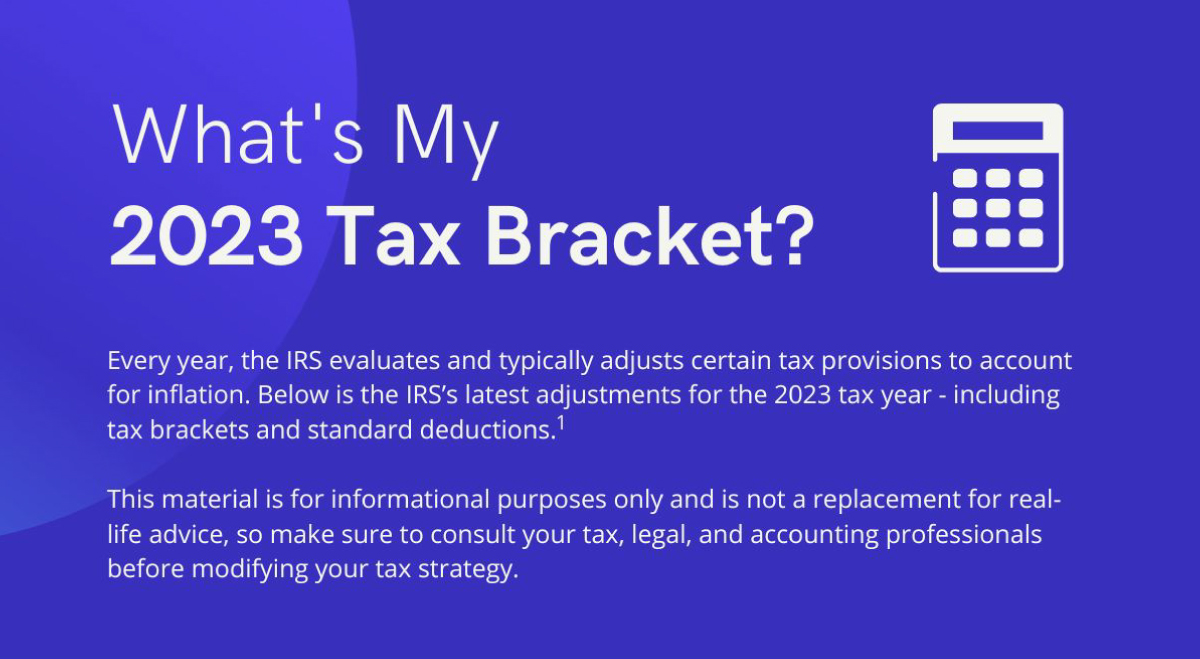 2023 tax brackets